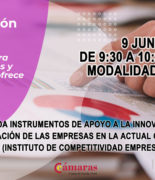 JORNADA DE DIFUSIÓN DE INSTRUMENTOS DE APOYO A LA INNOVACIÓN Y RECUPERACIÓN DE LAS EMPRESAS EN LA ACTUAL COYUNTURA